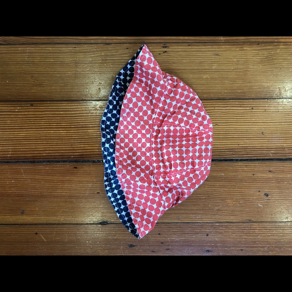 Reversible JCrew baby sun hat 6-12m